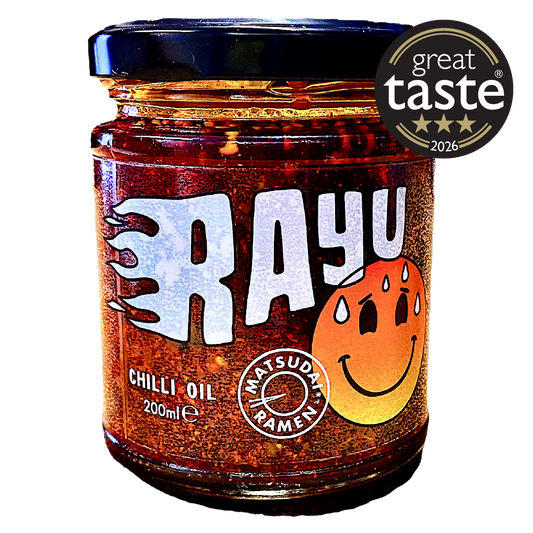 RAYU CHILLI OIL - GREAT TASTE 2026 3-STAR WINNER - Matsudai Ramen