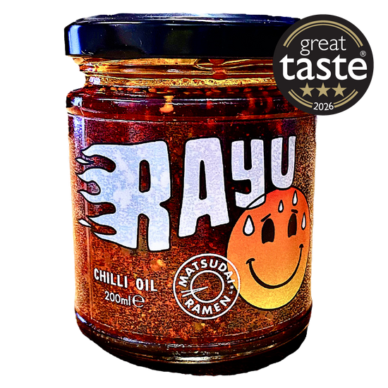 RAYU CHILLI OIL - GREAT TASTE 2026 3-STAR WINNER - Matsudai Ramen